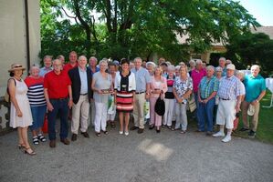 Besuch im Rathaus: Gruppenfoto mit Oberbürgermeisterin Magret Mergen