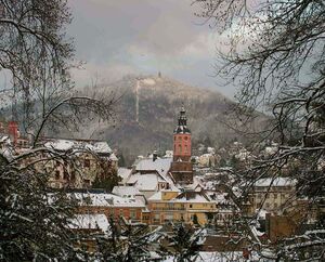 So schön könnte weiße Weihnachten in Baden-Baden sein.