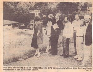 Bereits 1988 lud die SPD die Verwaltung zur Fraktionssitzung ins Café