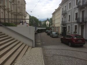 Bürgermeister Uhligs Pläne: Beseitigung des Hinterhofcharakters des Römerplatzes