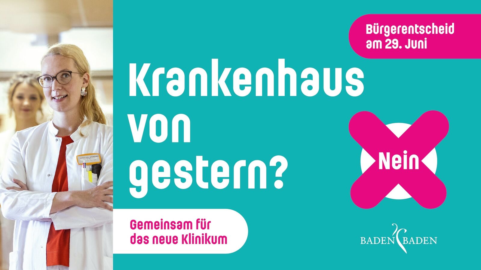 Buergerentscheid Standort Zentralklinikum Nein-Kampagne